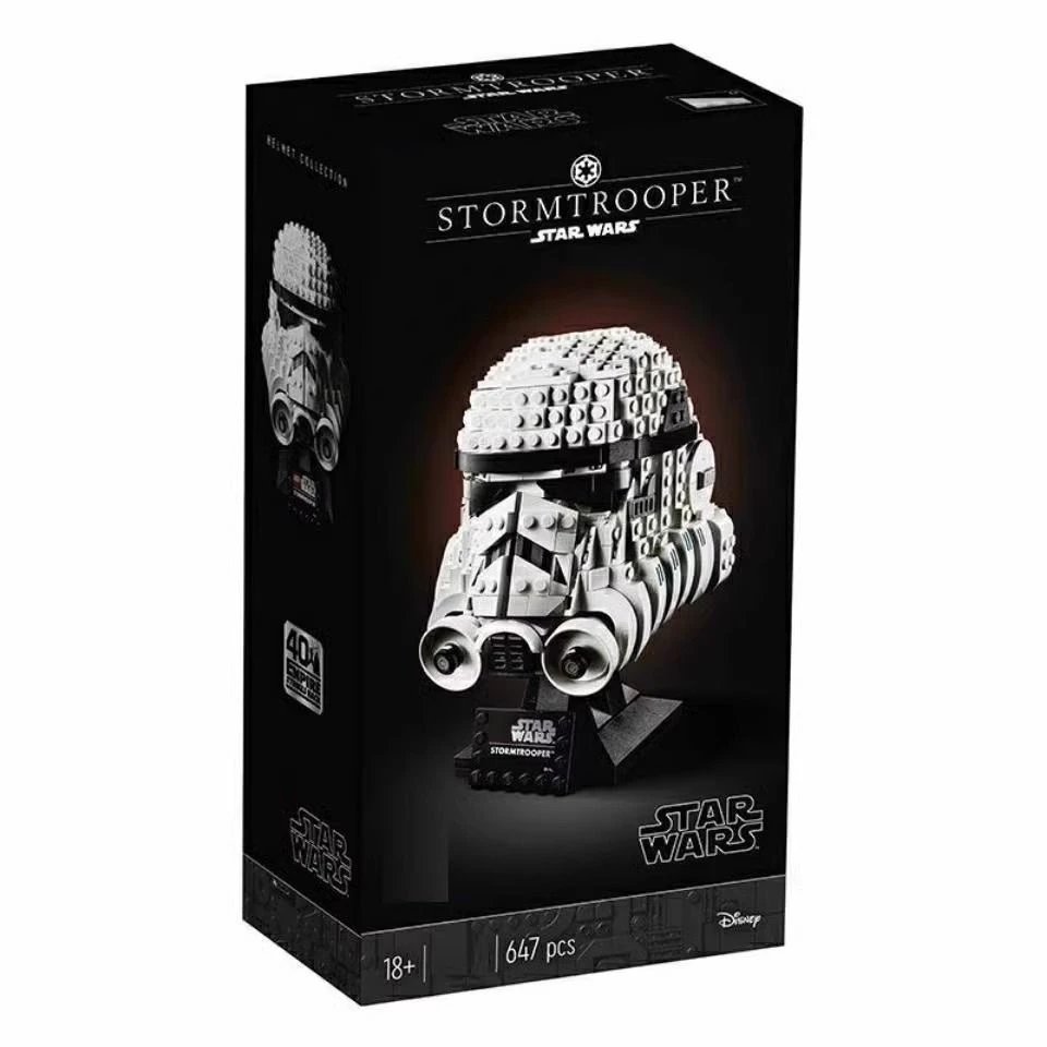 LEGO Star Wars Stormtrooper Helmet Collection 647-Piece Display Model Electronics