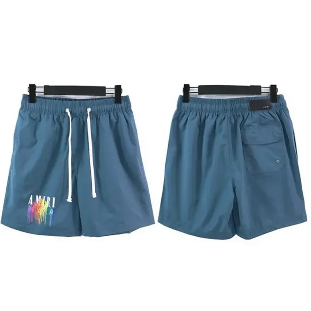 AMIRI Shorts Washed logo drawstring product detail image 44