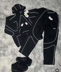 Black (coat and pants)