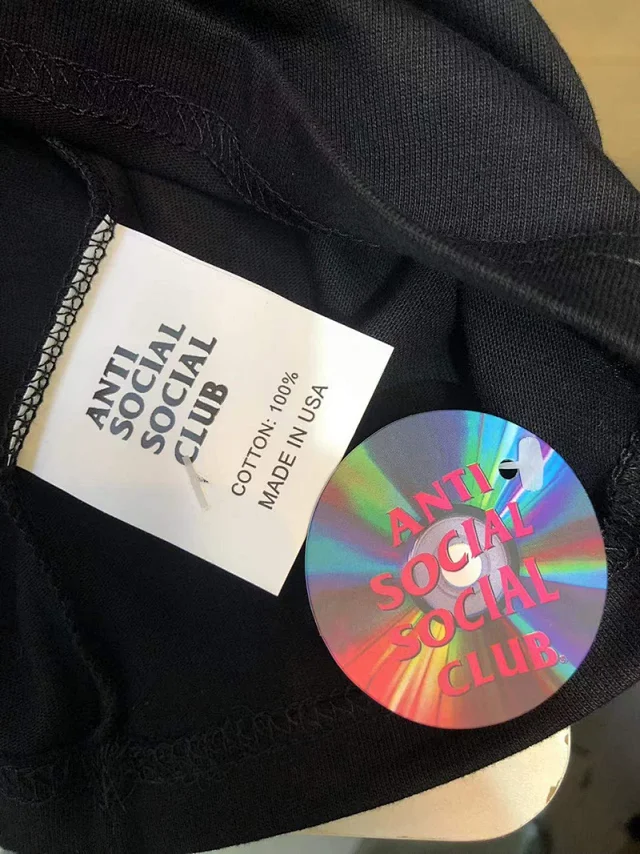 Anti Social Club T-Shirts Graphic Print Short-Sleeve T-Shirt product detail image 13