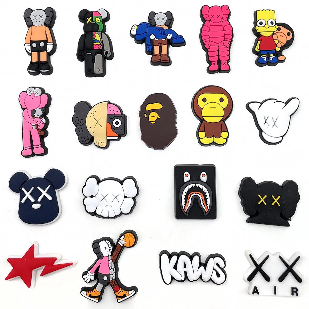 Kaws crocs jbbitz