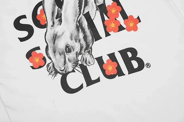 Anti Social Club T-Shirts Graphic Print Short-Sleeve T-Shirt product detail image 26