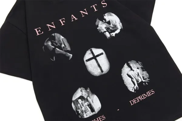 Erdem x Psychic Magazine Black Graphic Print T-Shirt - 36