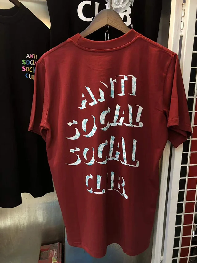 Anti Social Club T-Shirts Graphic Print Short-Sleeve T-Shirt product detail image 12