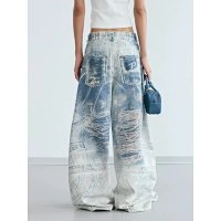 Peoplestyle "Frozen Forest" Jeans — seller photo 4