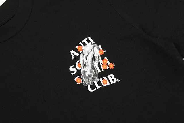 Anti Social Club T-Shirts Graphic Print Short-Sleeve T-Shirt product detail image 24