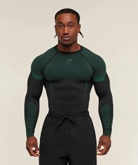 Black-green label
