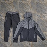 Black and dark gray suit