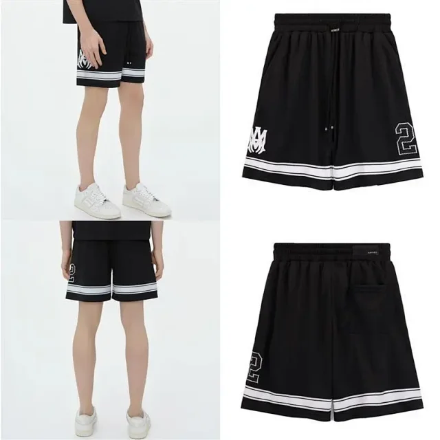 AMIRI Shorts Washed logo drawstring product detail image 12