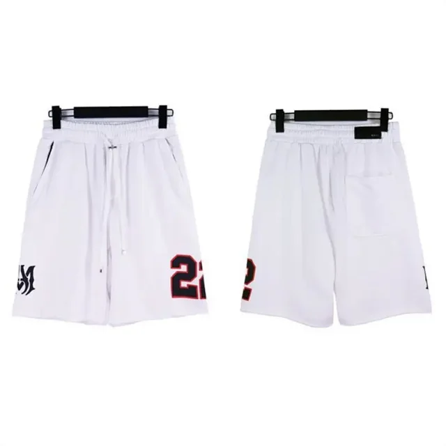 AMIRI Shorts Washed logo drawstring product detail image 41