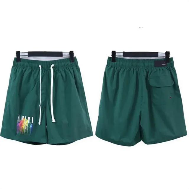 AMIRI Shorts Washed logo drawstring product detail image 45