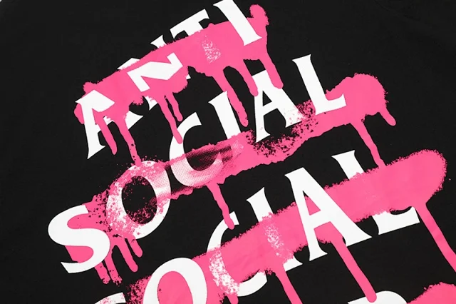 Anti Social Club T-Shirts Graphic Print Short-Sleeve T-Shirt product detail image 20