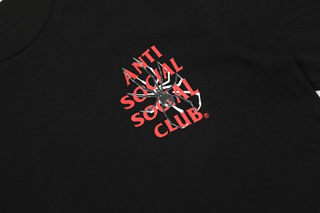 Anti Social Club T-Shirts Graphic Print Short-Sleeve T-Shirt product detail image 15