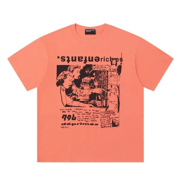 Erdem x Psychic Magazine Black Graphic Print T-Shirt - 19
