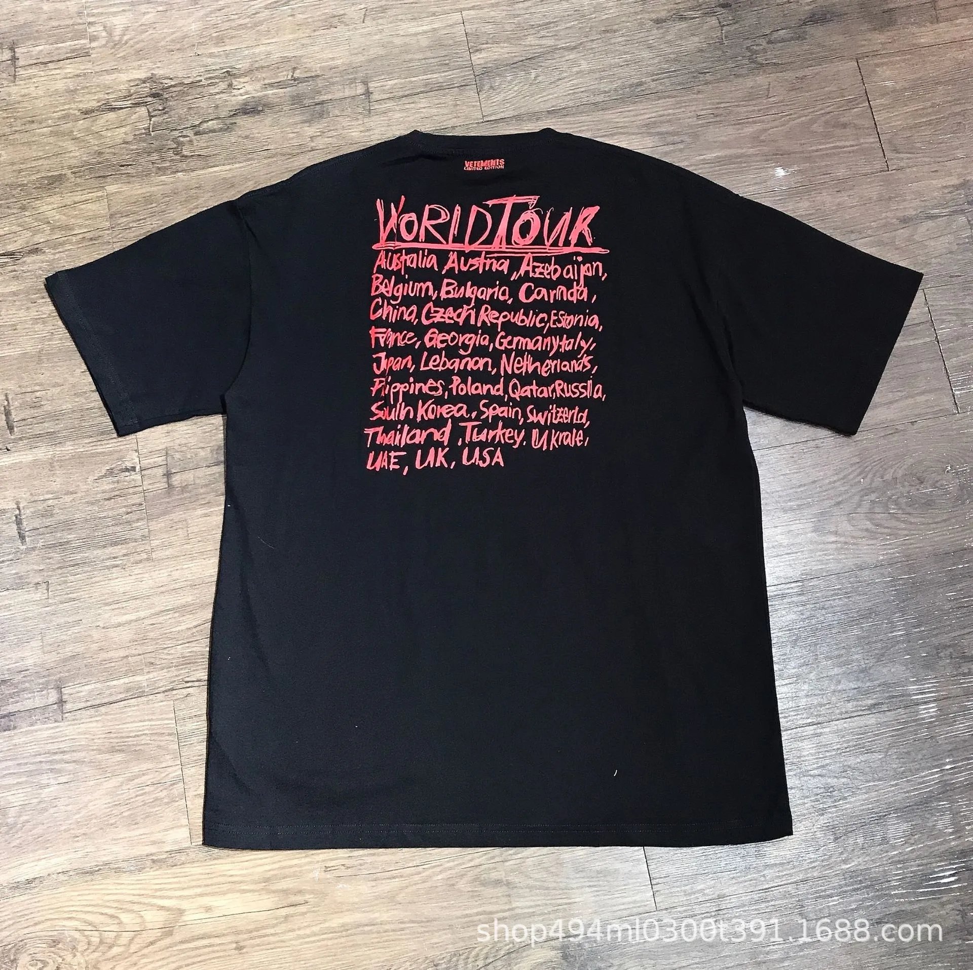 Vetements I'll Show You My Vetements If You Show Me Yours Black T-Shirt - 12