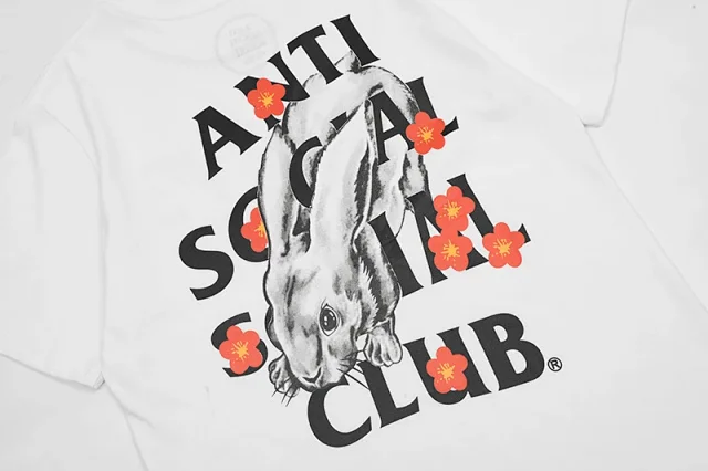 Anti Social Club T-Shirts Graphic Print Short-Sleeve T-Shirt product detail image 25