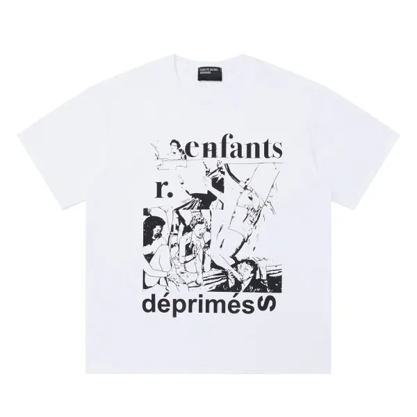 Erdem x Psychic Magazine Black Graphic Print T-Shirt - 31