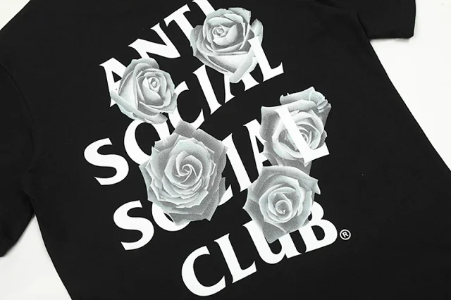 Anti Social Club T-Shirts Graphic Print Short-Sleeve T-Shirt product detail image 44