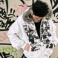 Paiki Fur Zip Up Hoodie — seller photo 5