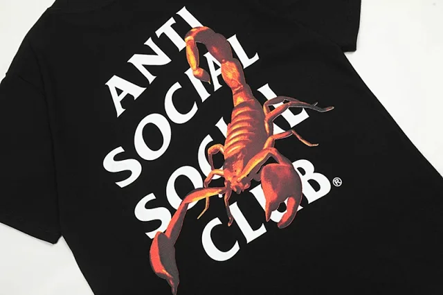 Anti Social Club T-Shirts Graphic Print Short-Sleeve T-Shirt product detail image 36