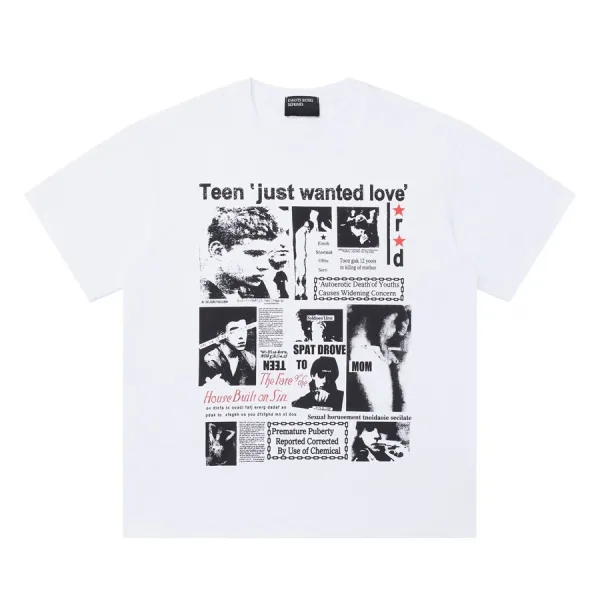 Erdem x Psychic Magazine Black Graphic Print T-Shirt - 25