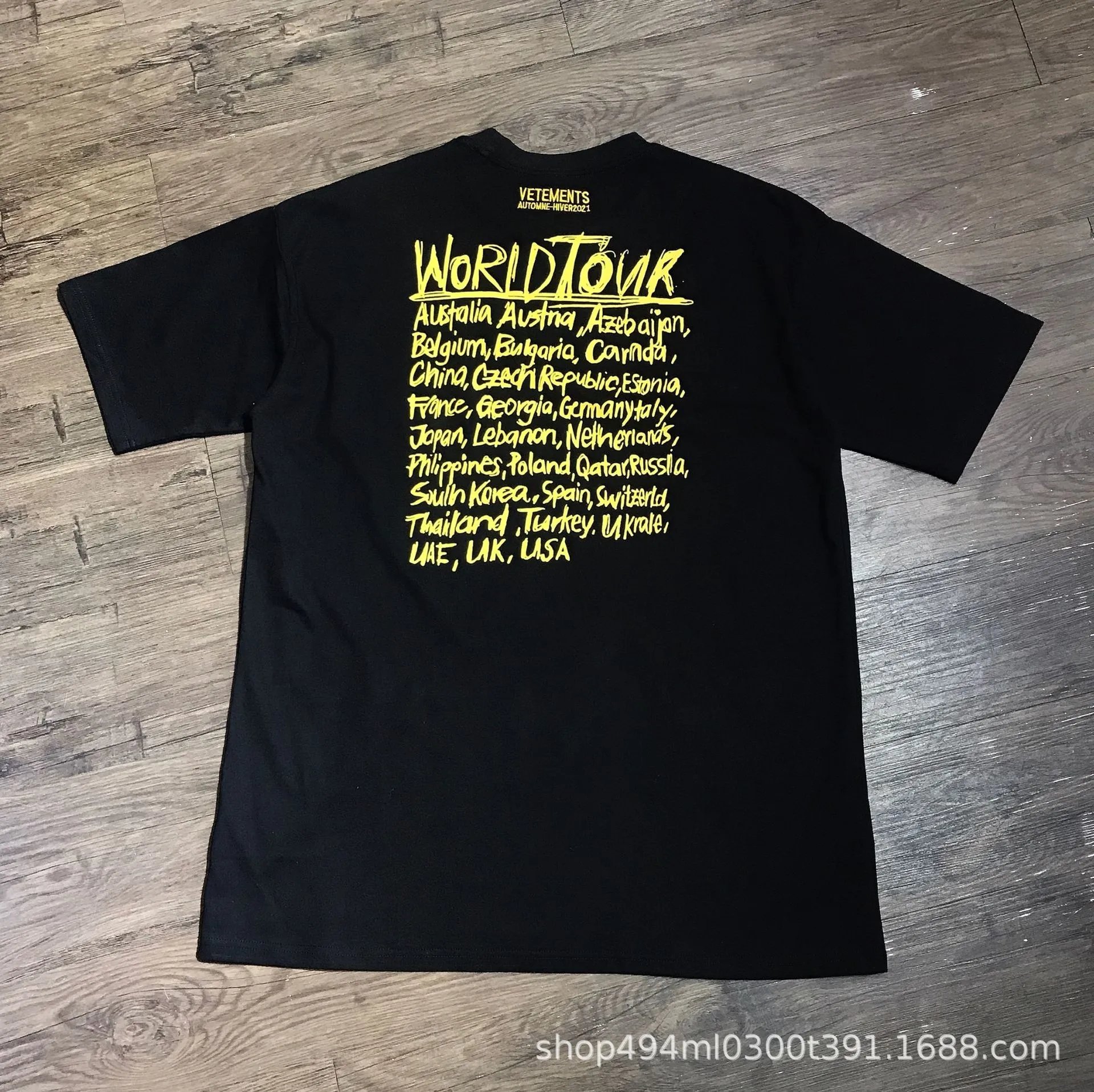 Vetements I'll Show You My Vetements If You Show Me Yours Black T-Shirt - 15