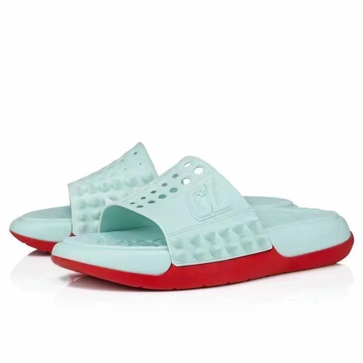 Christian Louboutin Slippers Spiked Perforated Slide image 2