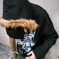 Paiki Fur Zip Up Hoodie — seller photo 2