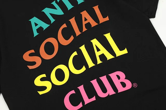 Anti Social Club T-Shirts Graphic Print Short-Sleeve T-Shirt product detail image 34