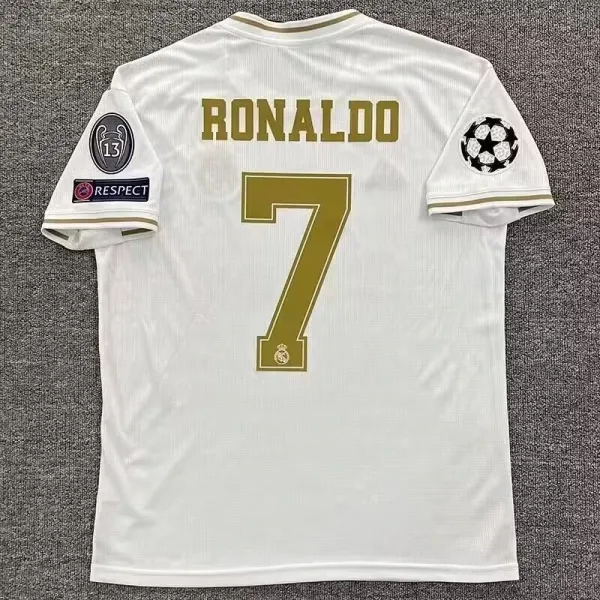 Kelme x Real Madrid 1997-98 Third Jersey White Blue - 23