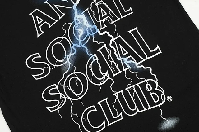 Anti Social Club T-Shirts Graphic Print Short-Sleeve T-Shirt product detail image 41
