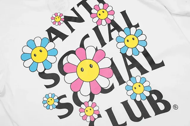 Anti Social Club T-Shirts Graphic Print Short-Sleeve T-Shirt product detail image 32