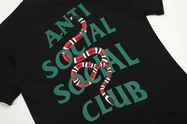 Anti Social Club T-Shirts Graphic Print Short-Sleeve T-Shirt product detail image 38
