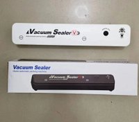 White "vacuum sealing machine" plus 10 bags