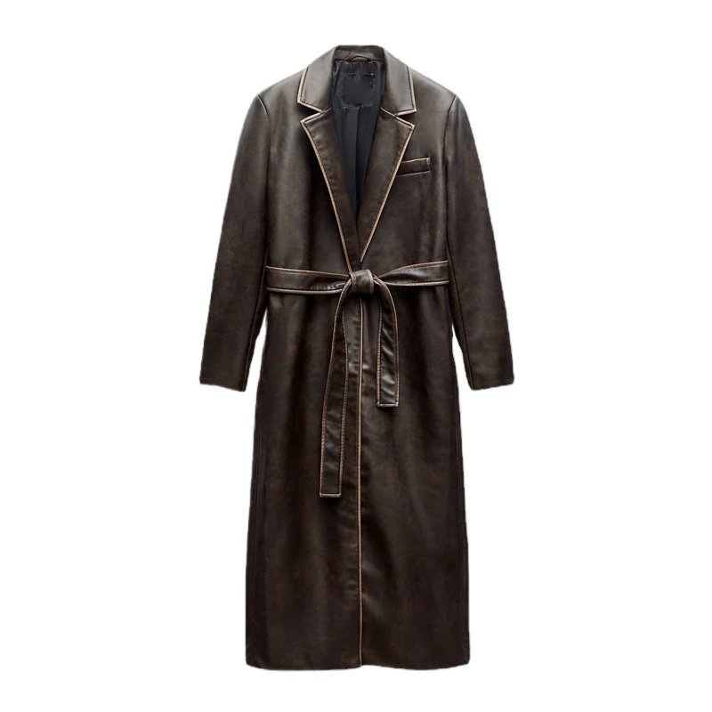 Zara Leather Coat