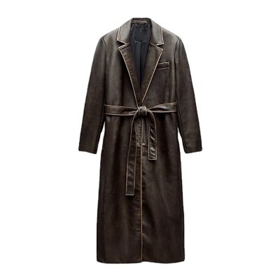 Zara Leather Coat