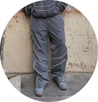 Gray pants