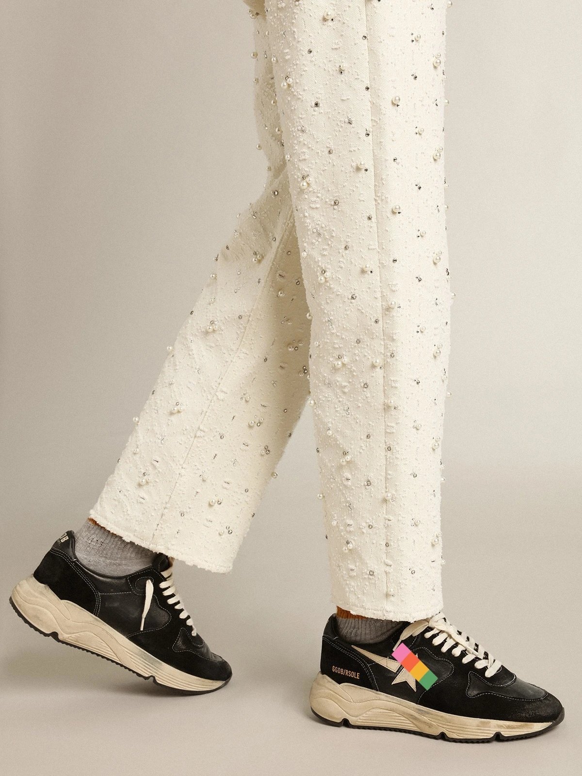 Golden Goose Ball Star LTD Edition Beige Multicolor Sneakers Chunky Sneakers - 4