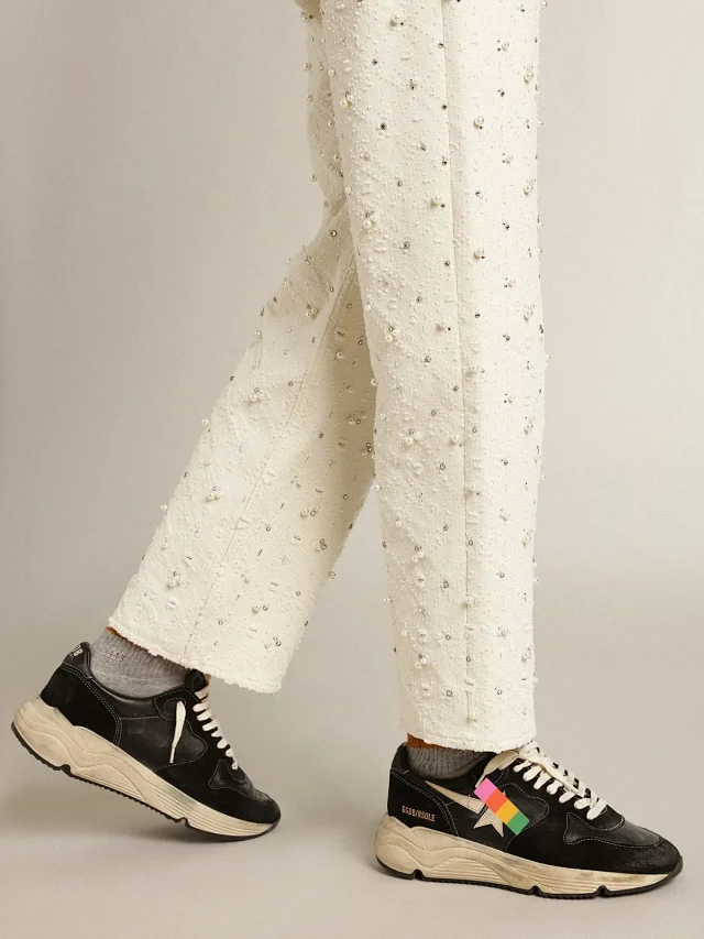 Unbranded Sneakers DX169 Distressed Star-Detail Chunky product detail image 3