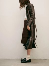 Zara Leather Coat — seller photo 4