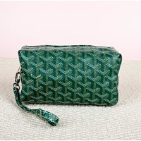 Green makeup bag