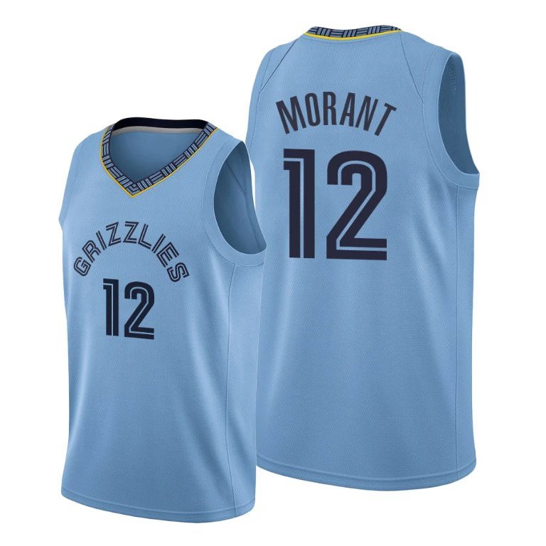 Memphis Grizzlies Ja Morant #12 City Edition Jersey Black - 12