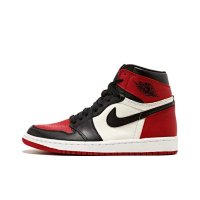 AJ1 High-Top Authentic – Black and Red Toe