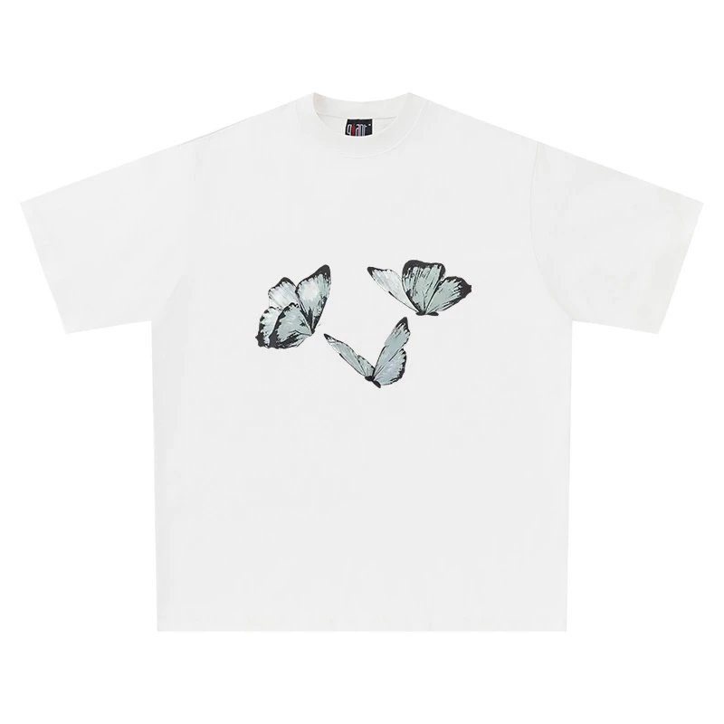 butterfly white tee