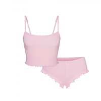 Pink camisole and shorts set