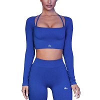 Blue Threaded Top