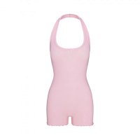 Pink halterneck jumpsuit