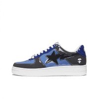 Blue-gray patent leather