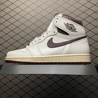 OG/Air Jordan 1 High/Gray-Brown Snake Print