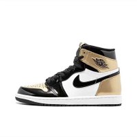 AJ1 High-Top Authentic – Black and Gold Ombre